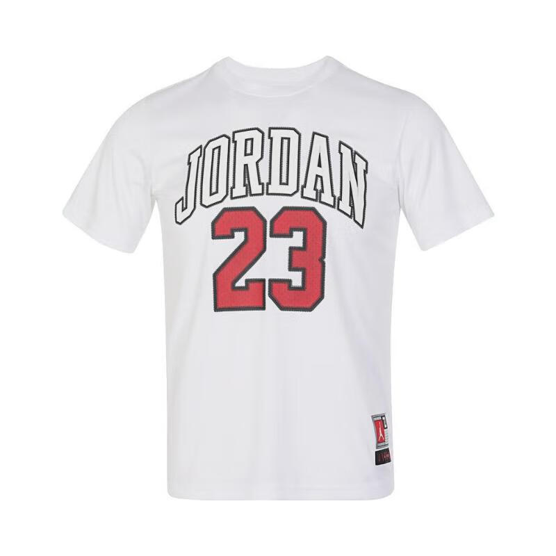 Мужская футболка Jordan 23 Летняя дышащая (белая)