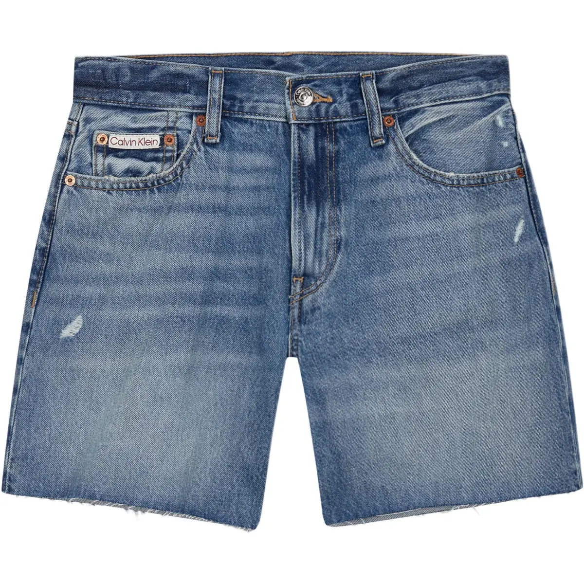 CALVIN KLEIN Denim Shorts Women's Light Blue