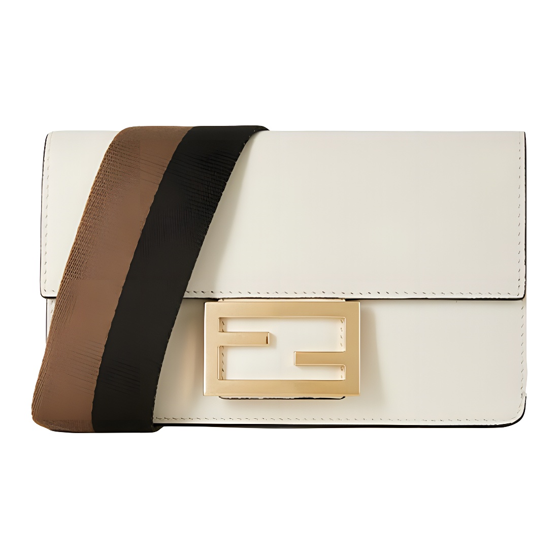 Женская сумка Fendi Baguette (белая) — фото 1