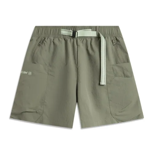 Li Ning CF Tracing Cargo Shorts Women's Tea Green