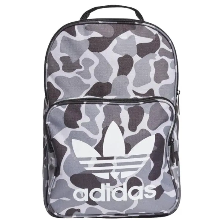 Adidas Originals Pattern Backpack Unisex Gray Black
