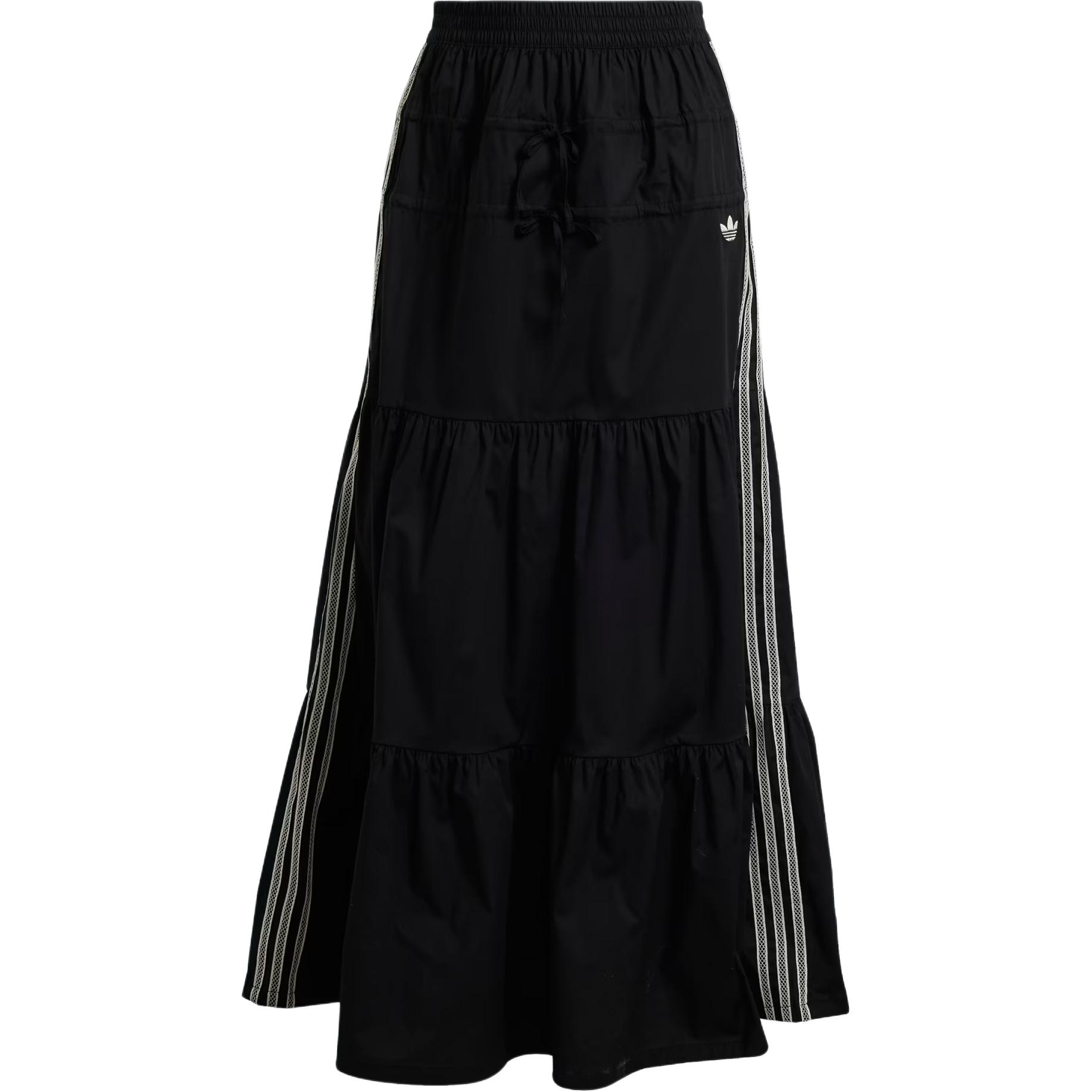 Женская юбка adidas originals Logo (черная)