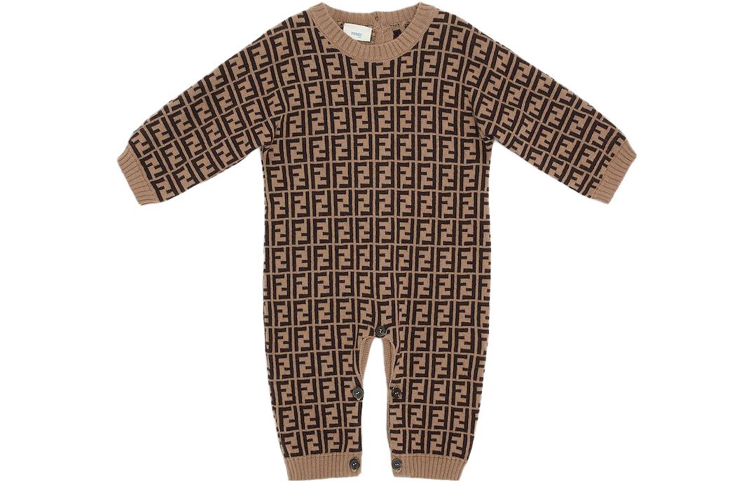 Детский комбинезон Fendi Fendi-родитель FENDI SS23 (коричневый)