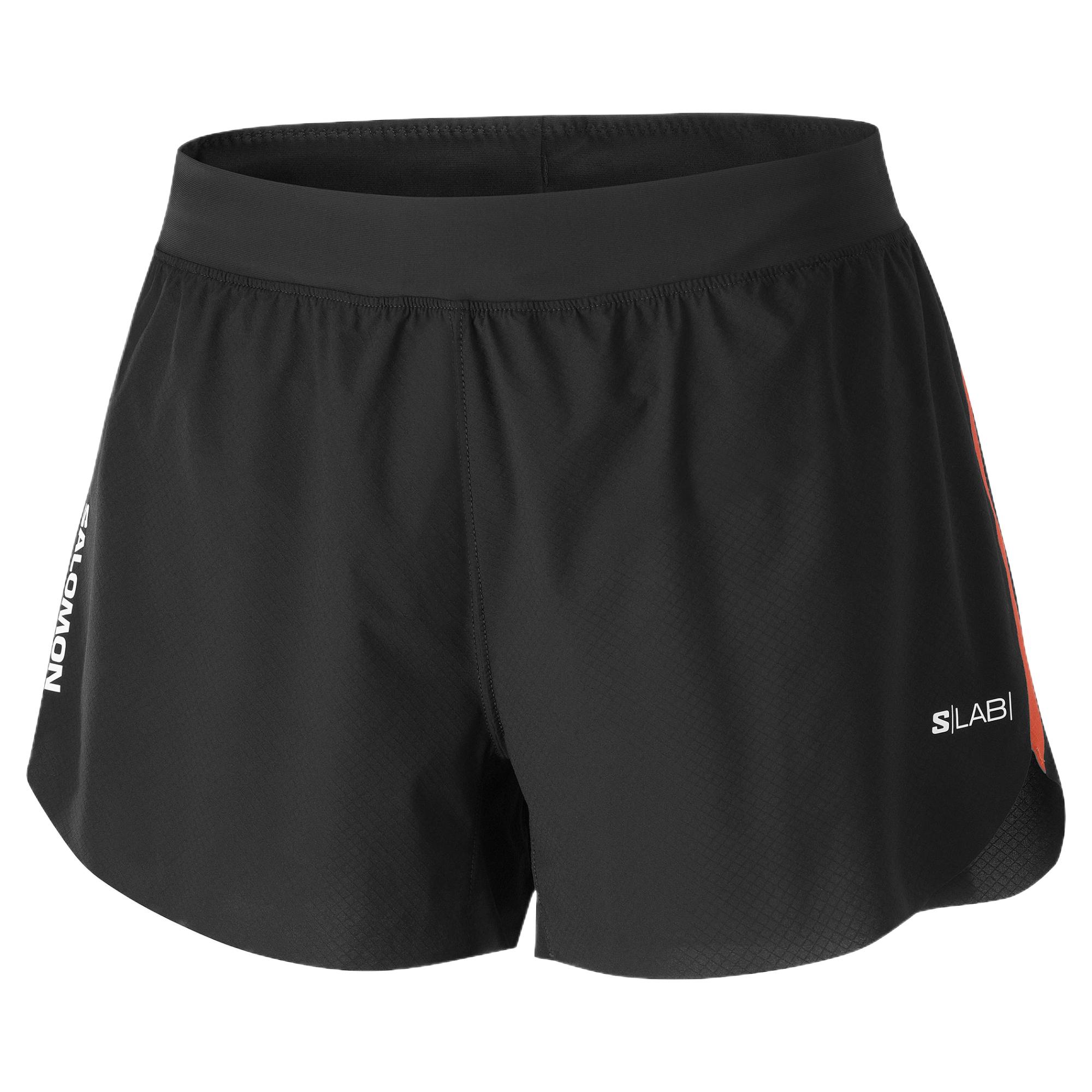 SALOMON Sports Shorts Women’s Pitch Black/Orange Red