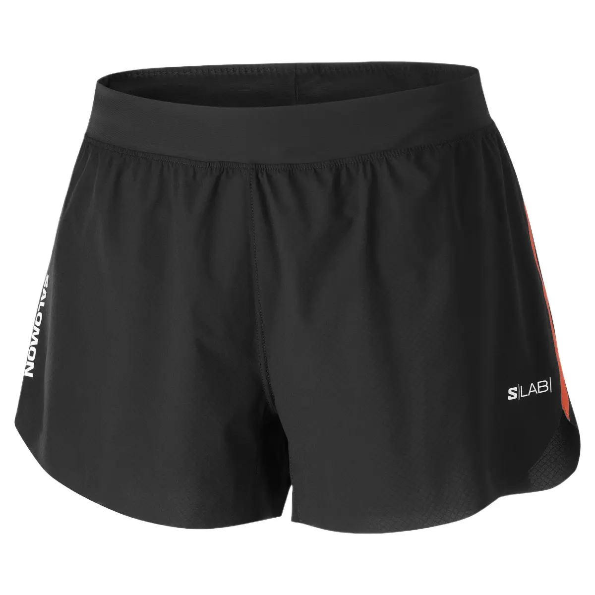 SALOMON Sports Shorts Women's Pitch Black/Orange Red