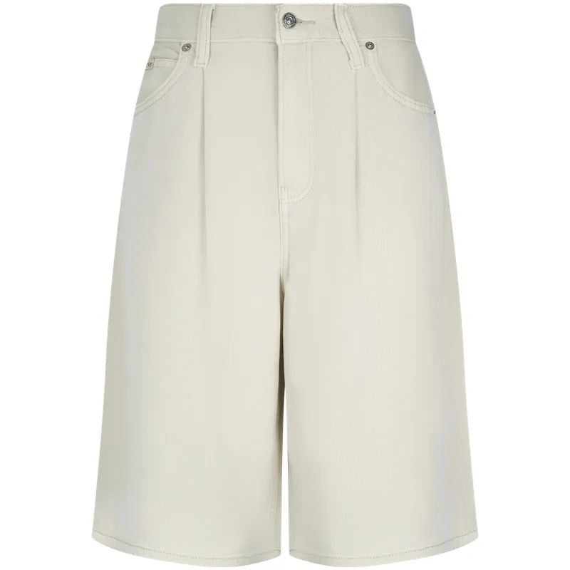 CALVIN KLEIN Denim Shorts Women's Beige Apricot