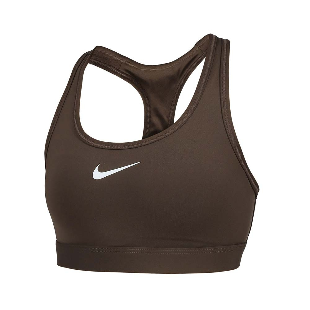 Женский спортивный бюстгальтер Nike Swoosh KYOKA (темно-коричневый)