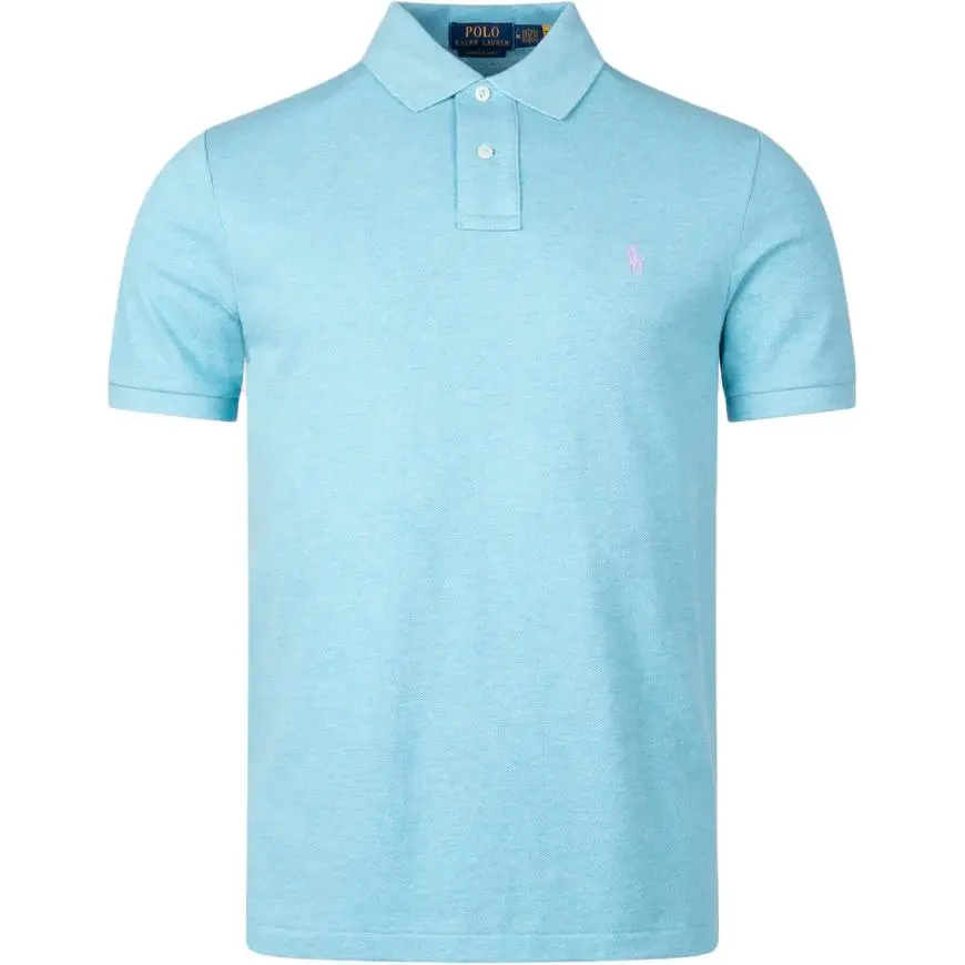 Polo Ralph Lauren Polo Shirt Custom Slim Fit Men's Blue
