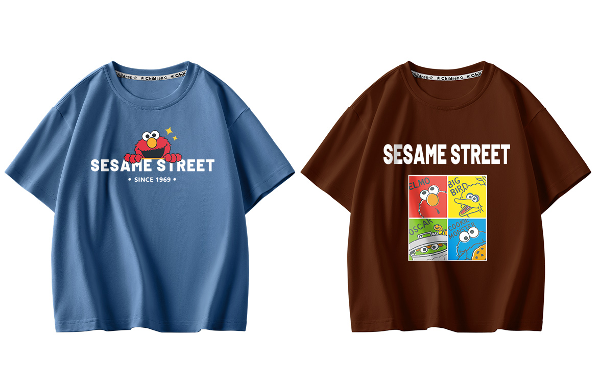 Детская футболка SESAME STREETT 2 (разноцветный) — фото 4