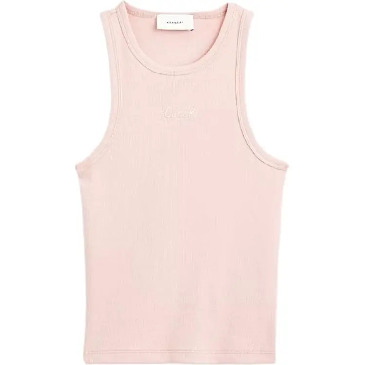 COACH SS25 Tank Top Women's Light Pink