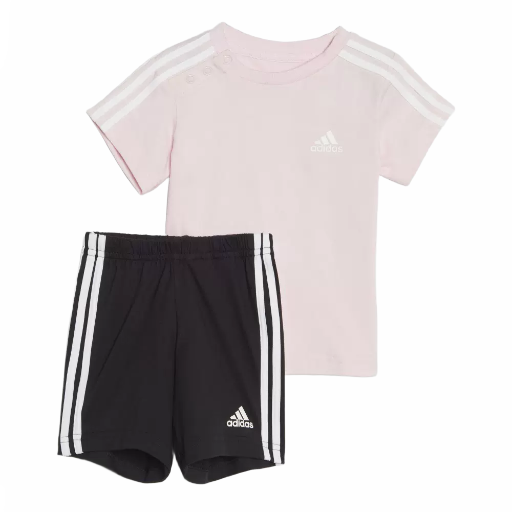 Куртка adidas Essential T (розово-черная)