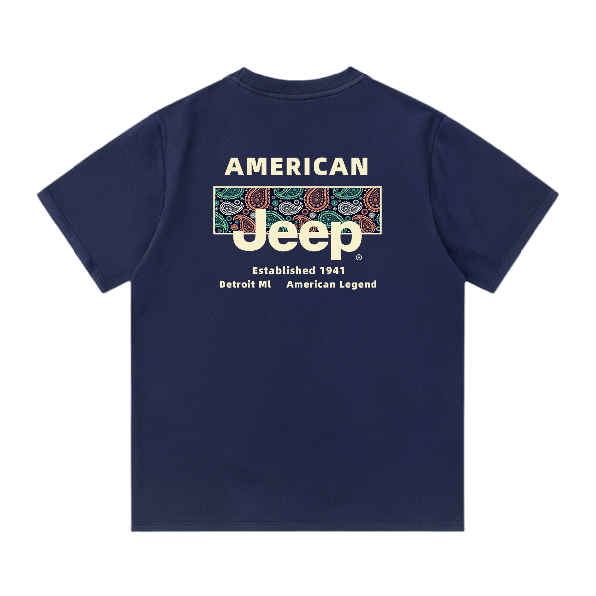 Футболка Jeep (сине-зеленая) — фото 7