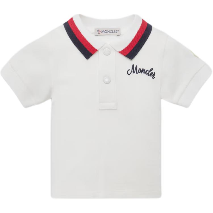 Мужское поло Moncler Polo (белое)