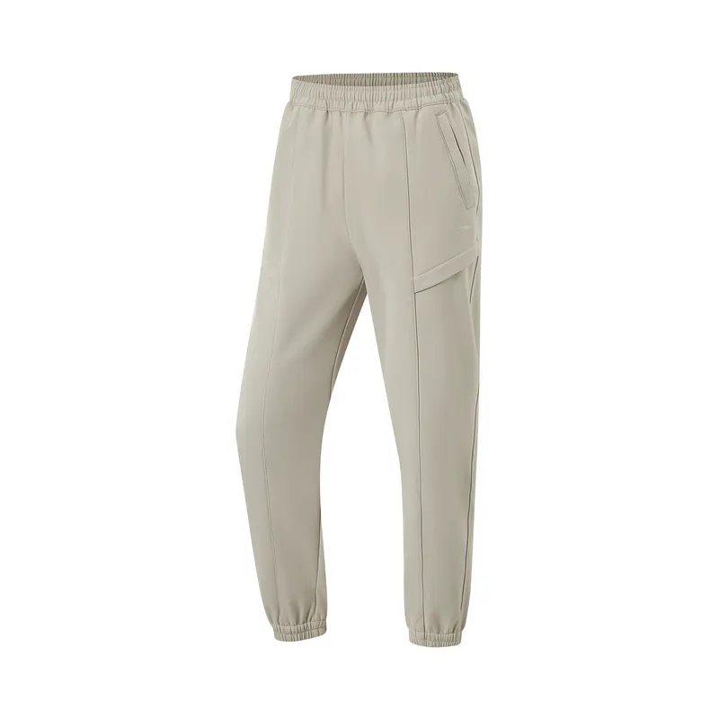 Li Ning Fitness Series Sports Pants Women's Khaki