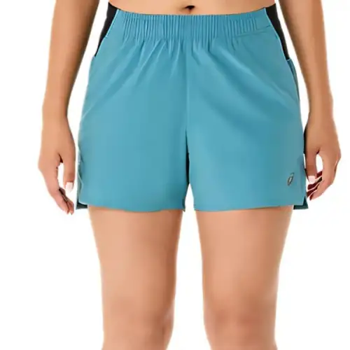 Asics Sports Shorts Women's Atlantis Blue Color