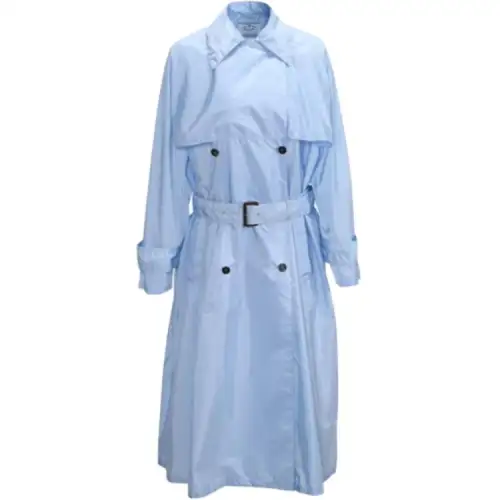 PRADA Trench Coat Women's Sky Blue