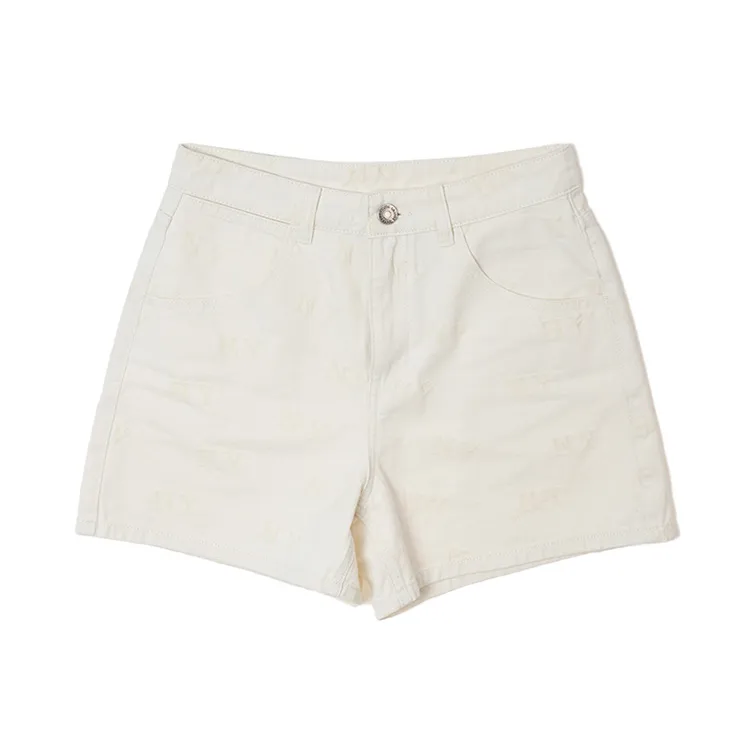 MLB New York Yankees Denim Shorts Women's New York Yankees/Dark Cream