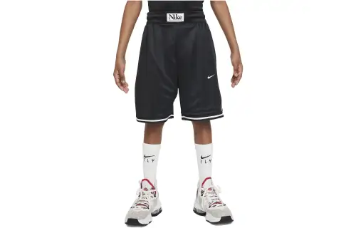 Nike DNA model, double-sided design basketball children's black shorts, children's clothing, with your logo imprint, elastic waist