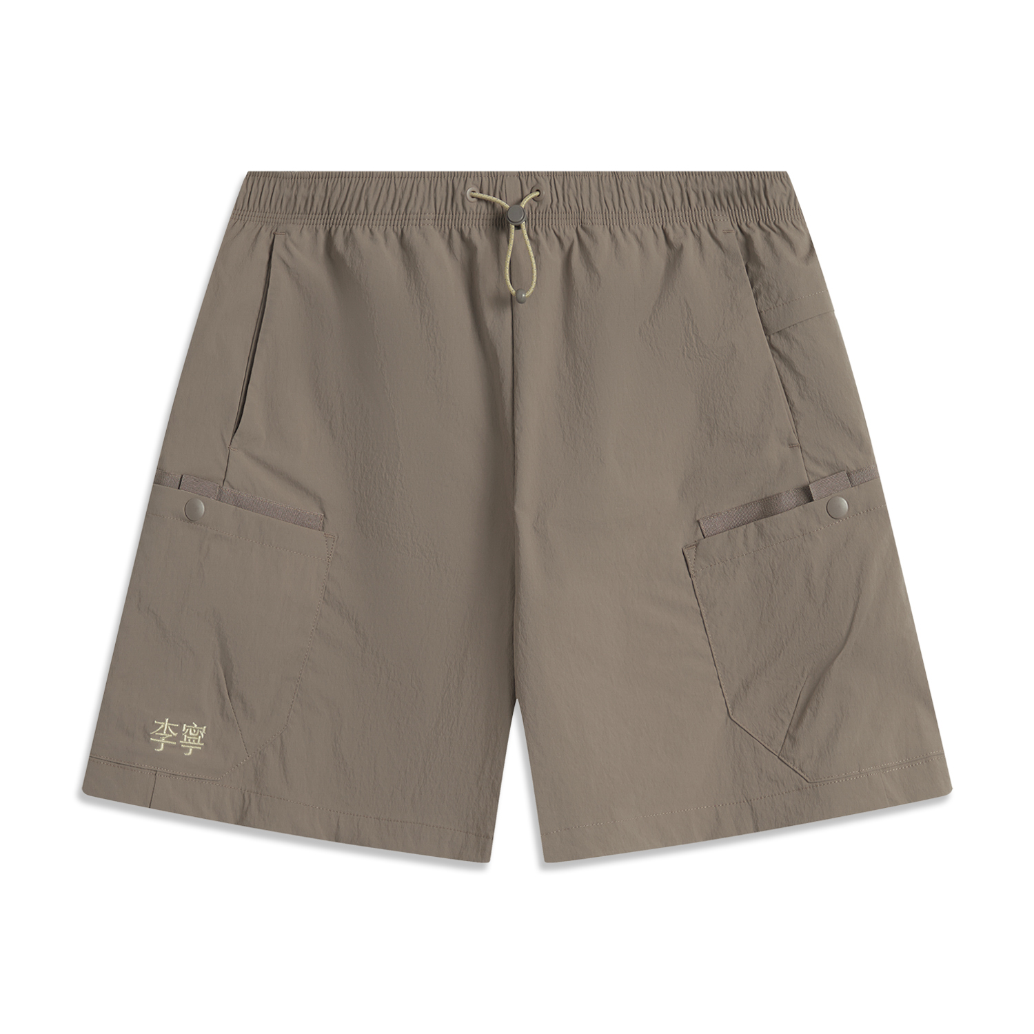 Li Ning Sports Life Collection Sports Shorts Women’s Tree Gray Brown