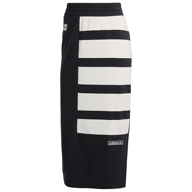 Adidas Originals Casual Long Skirt Women's Black