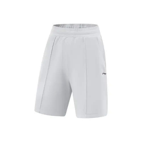 Li Ning Fitness Series Sports Shorts Women's Calm Gray