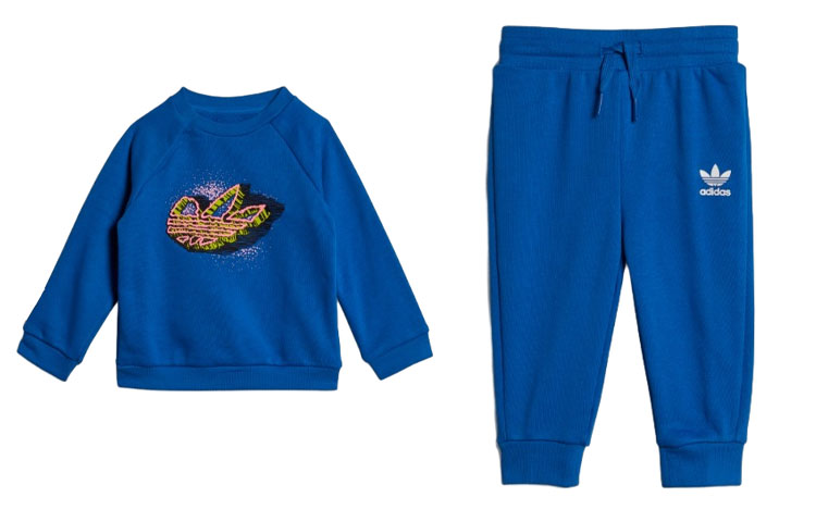 Куртка adidas originals Детский костюм-песочник (синий)