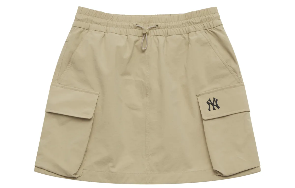 MLB New York Yankees Basic Collection SS25 Cargo Short Skirts Women's Beige