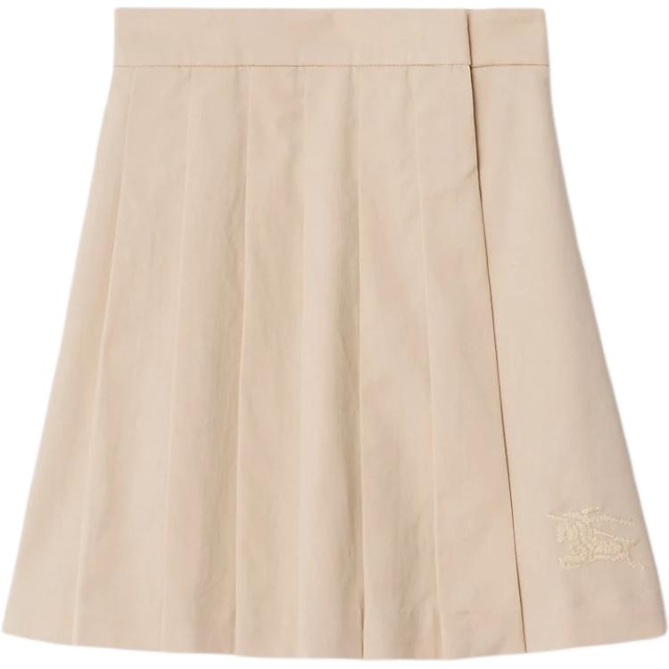 Юбка Burberry SS24 Pleated Midi Skirt (светло-каменная)