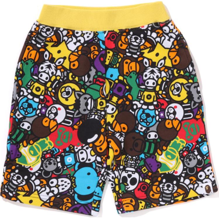 Мужские шорты A BATHING APE BABY MILO (разноцветные)