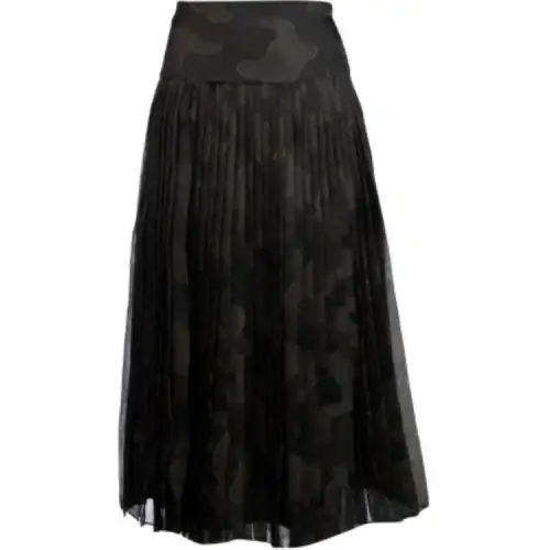 Christian DIOR Tulle Pleated Midi Skirt