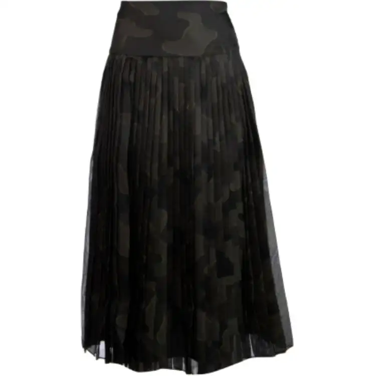 Christian DIOR Tulle Pleated Midi Skirt