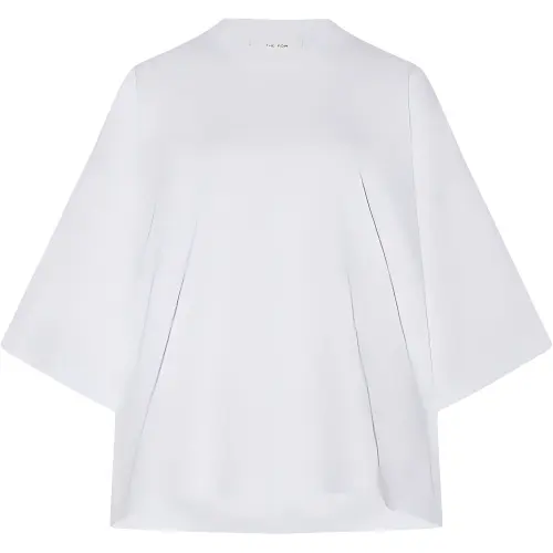 THE ROW T Shirts Women's White Crew Neck Moderate Straight Fit
