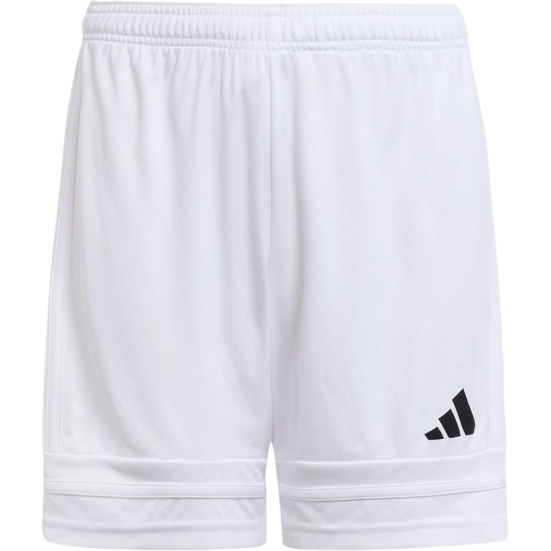 Мужские шорты adidas AEROREADY SQUADRA 25 SHORTS (бело-черные)