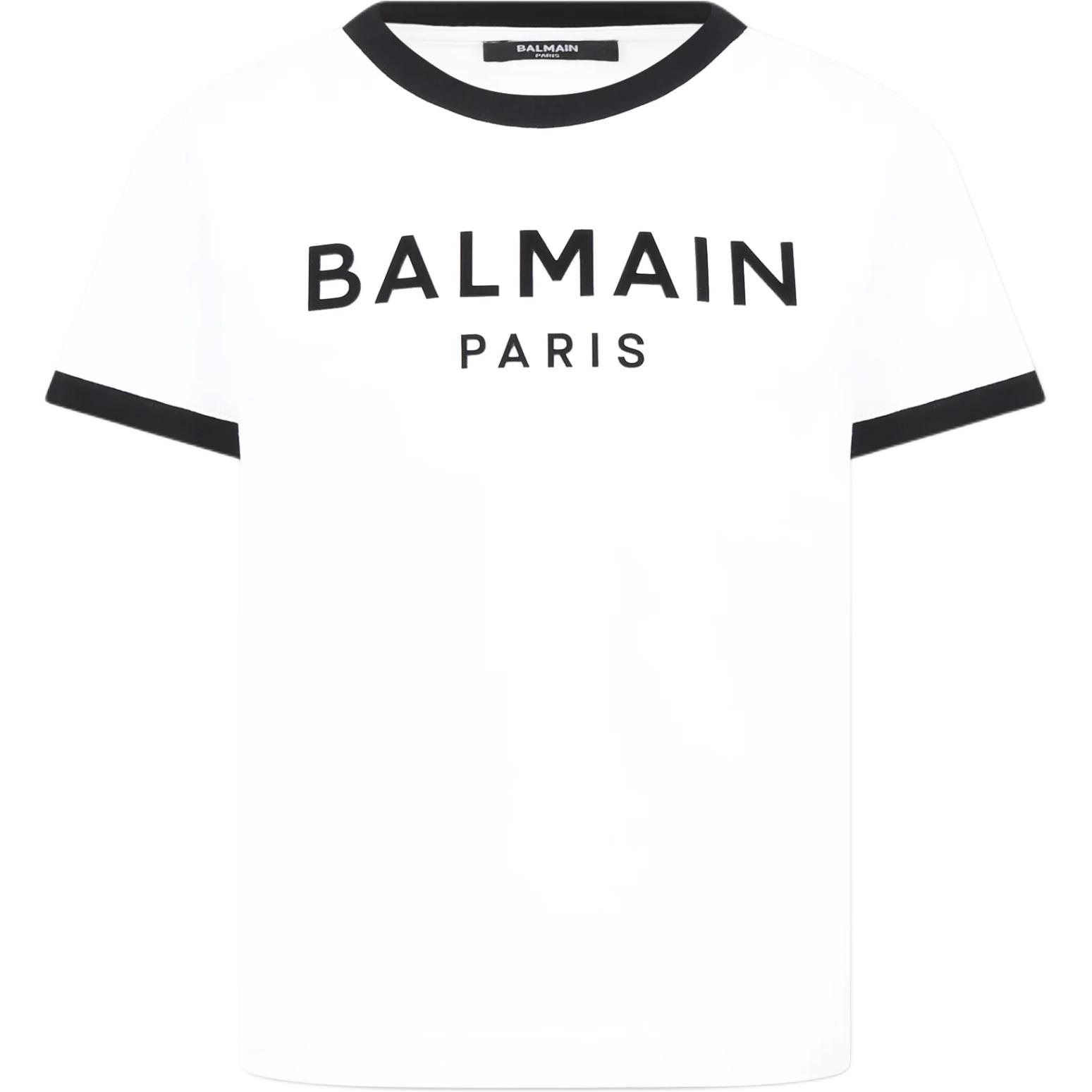 футболка BALMAIN BALMAINT SS25 Logo (белый)