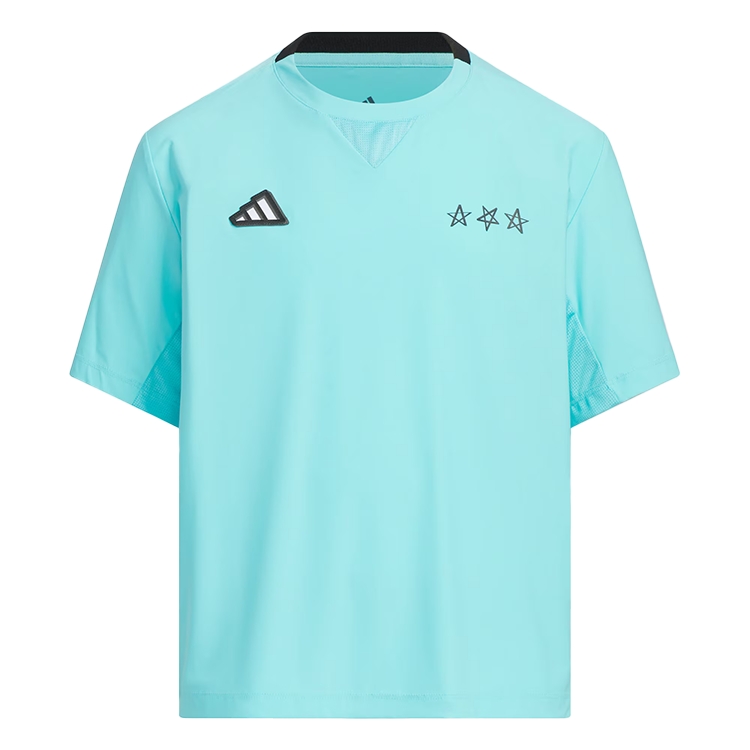 Мужская футболка adidas SS25 (черно-синяя)