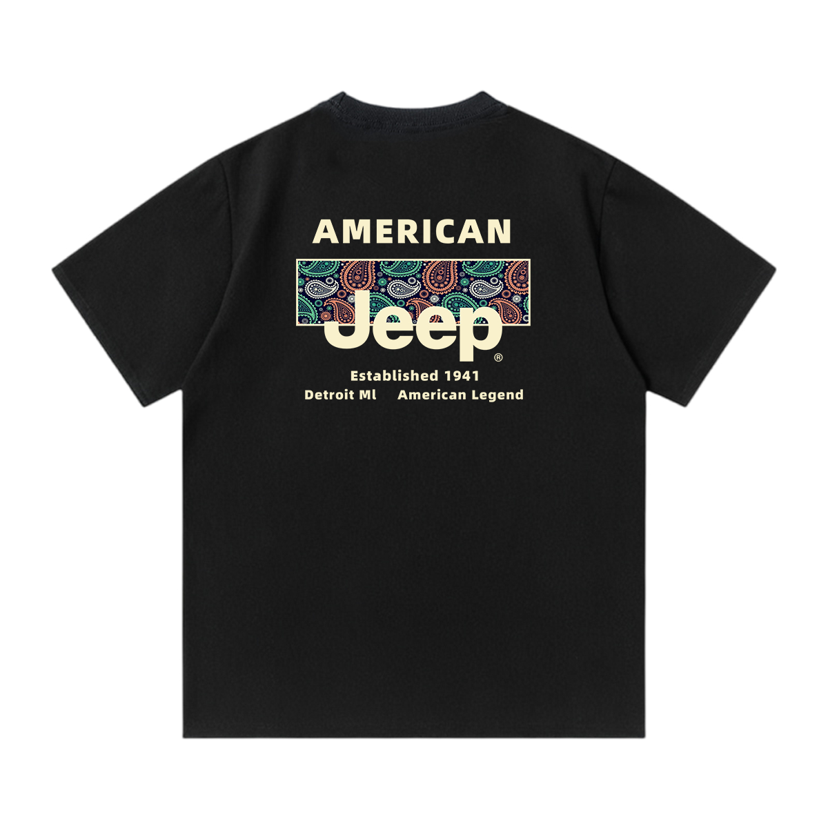 Футболка Jeep (сине-зеленая) — фото 3