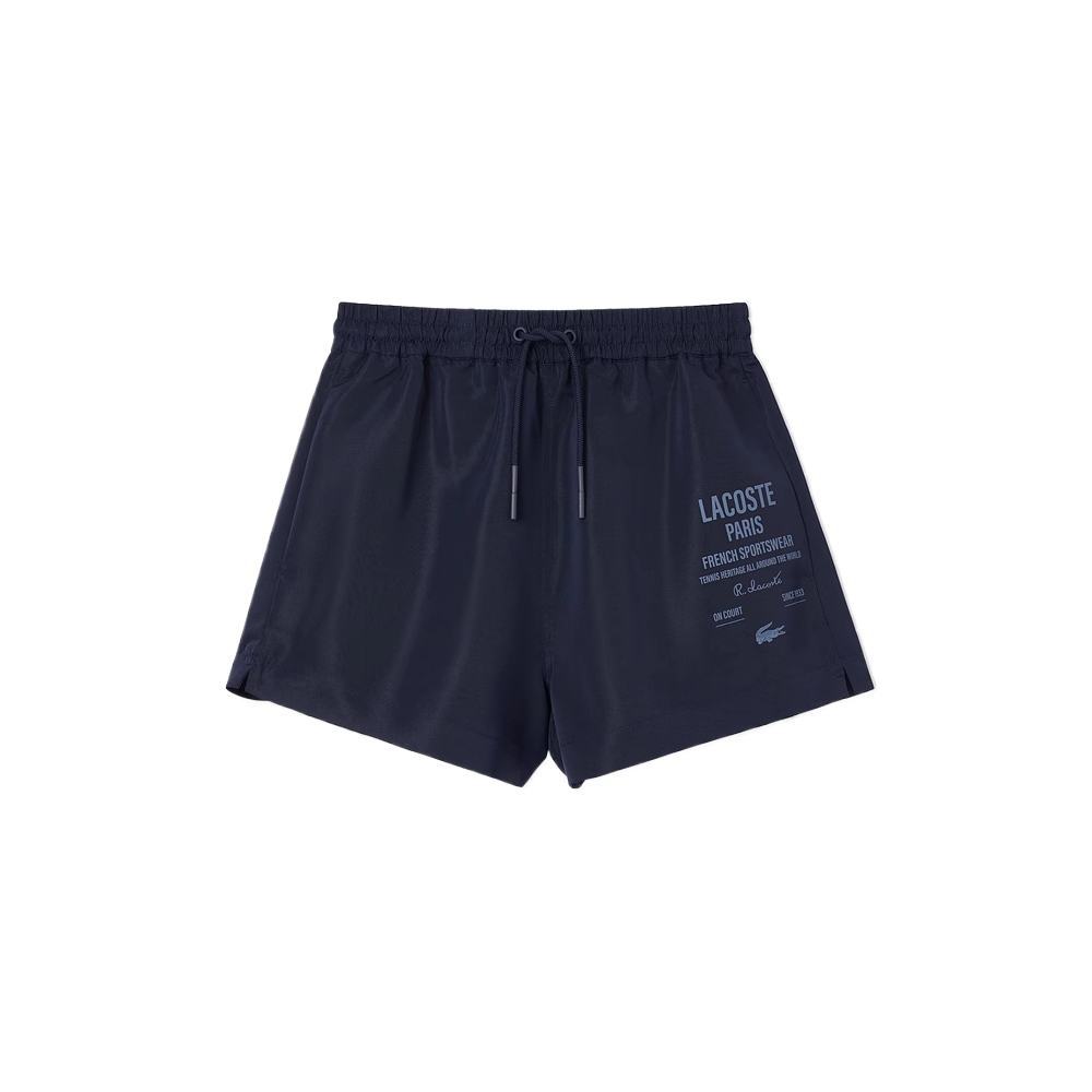 LACOSTE Sports Shorts Women's Moderate Straight Fit Pants