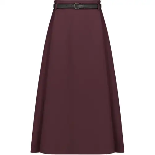 DIOR SS25 Casual Long Skirt Women's Plum