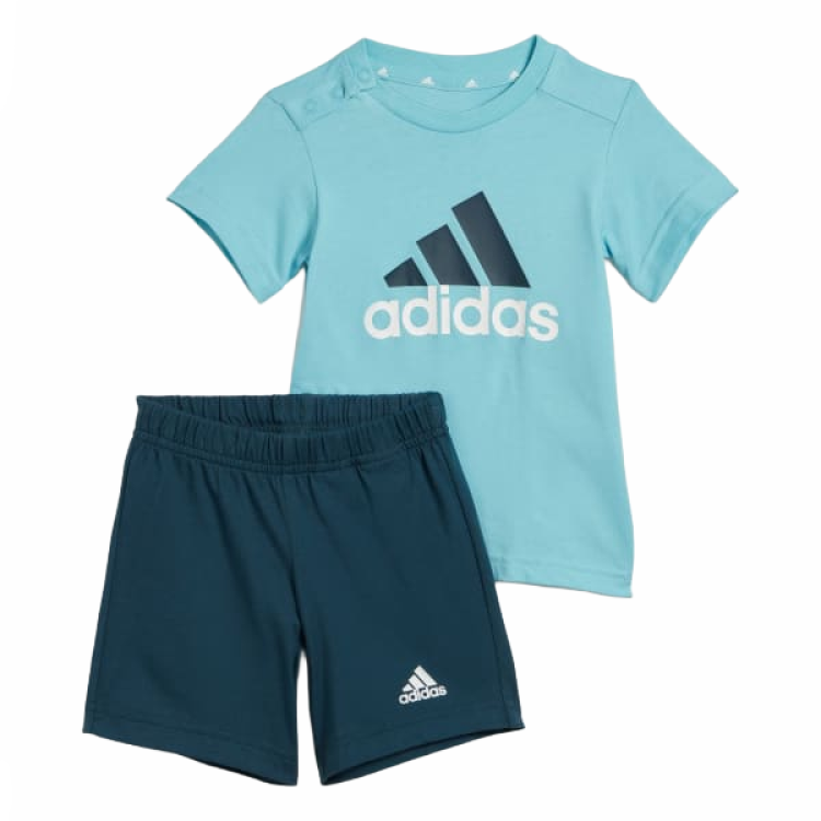 Костюм adidas Essential LOGO + 100% (мятно-фиолетовый)