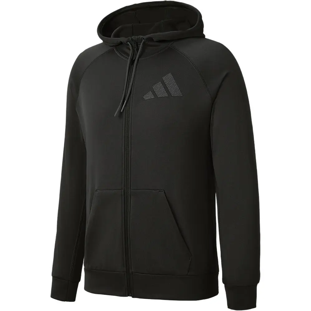 Adidas Jackets Men's Black Hooded Moderate Other