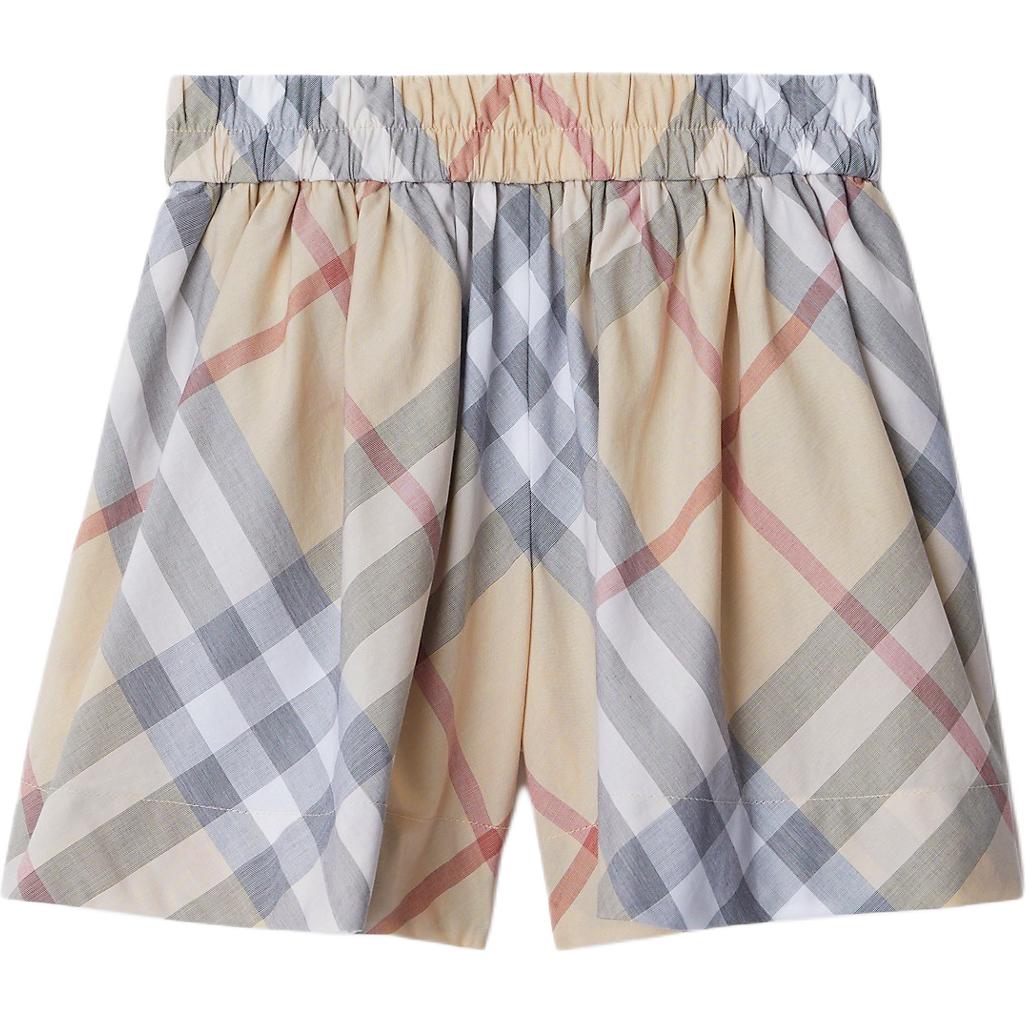 Женские шорты Burberry SS24 (штука) (светло-каменный)