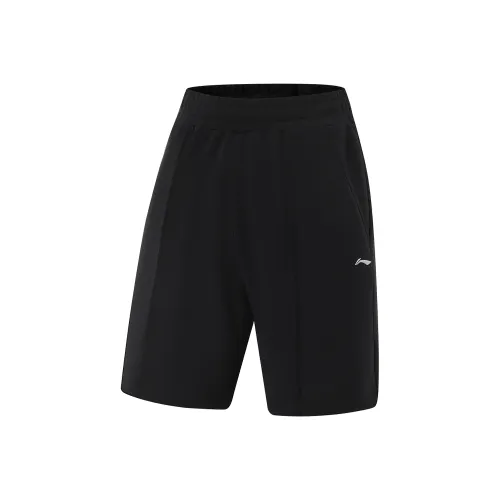 Li Ning Fitness Series Sports Shorts Women's Black