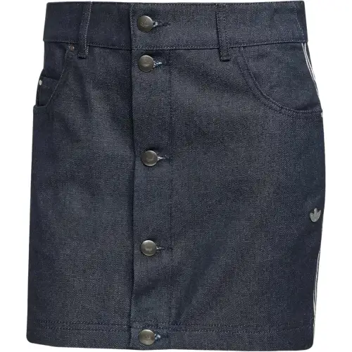 Adidas Originals denim mini skirt