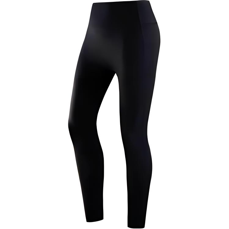 Anta Variety Training Collection Solid Color High Rise Comfortable And Breathable Versatile Fleece Lined Tight Fit