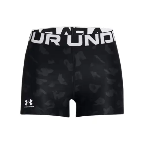 Under Armour HeatGear Printed Sports Shorts Women's Black