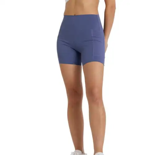 New Balance Sleek Pocket Sports Shorts Women's Blue