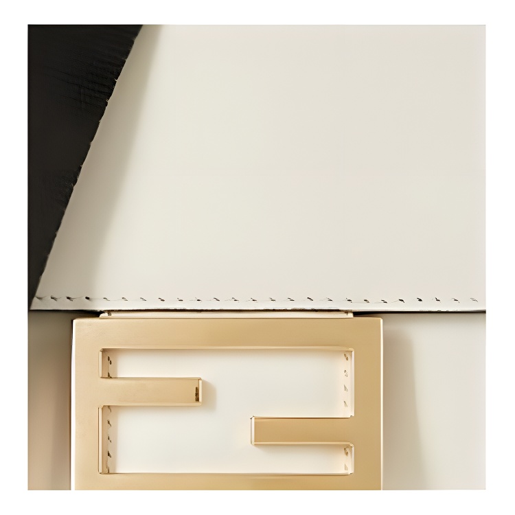 Женская сумка Fendi Baguette (белая) — фото 5