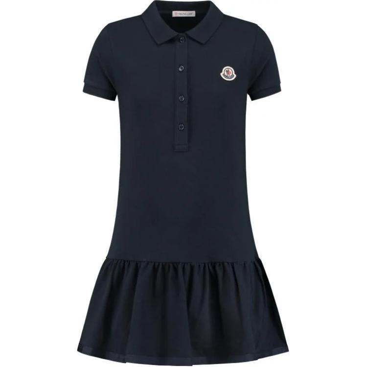Женское платье Moncler Moncler Logopolo (темно-синий)