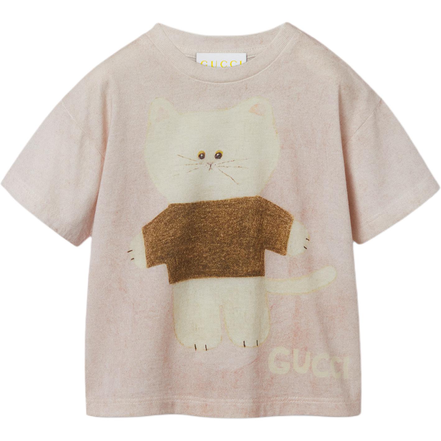 Футболка Gucci GUCCIT FW24Logo (бежевый)