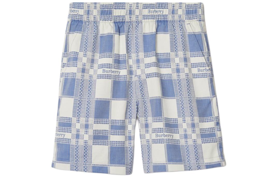 Детские шорты Burberry (голубые)